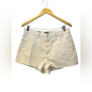 Wild Fable Super High Rise Cutoff Shorts 12 2.5" White